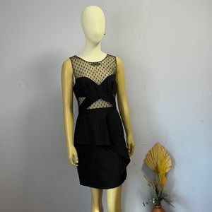 black dress from the brand Bcbgmaxazria